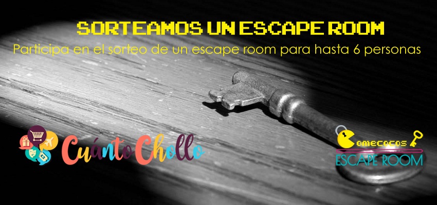 SORTEO EN FACEBOOK: ESCAPE ROOM PARA HASTA 6 PERSONAS ¡PARTICIPA!