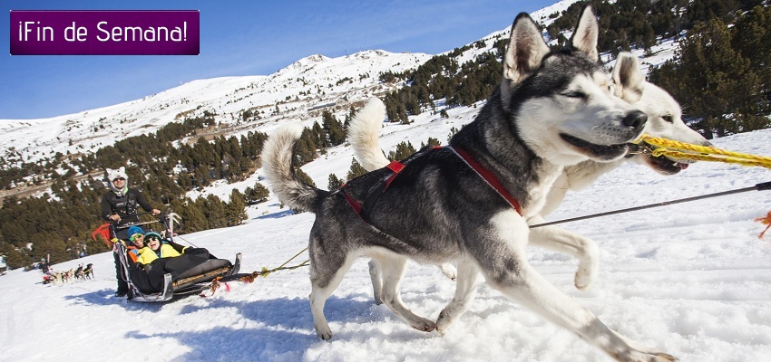 GRANDVALIRA: 2 NOCHES EN HOTEL 3* + MUSHING POR SÓLO 64,50€