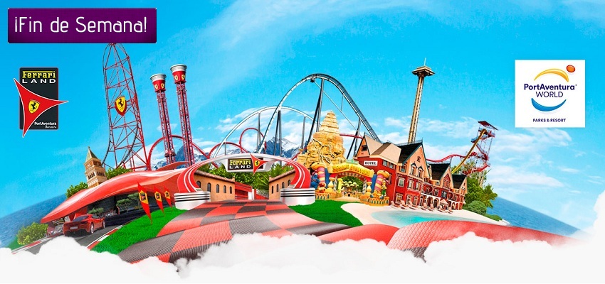 2 noches + entradas a Port Aventura y Ferrari Land de 2 días por sólo 96€