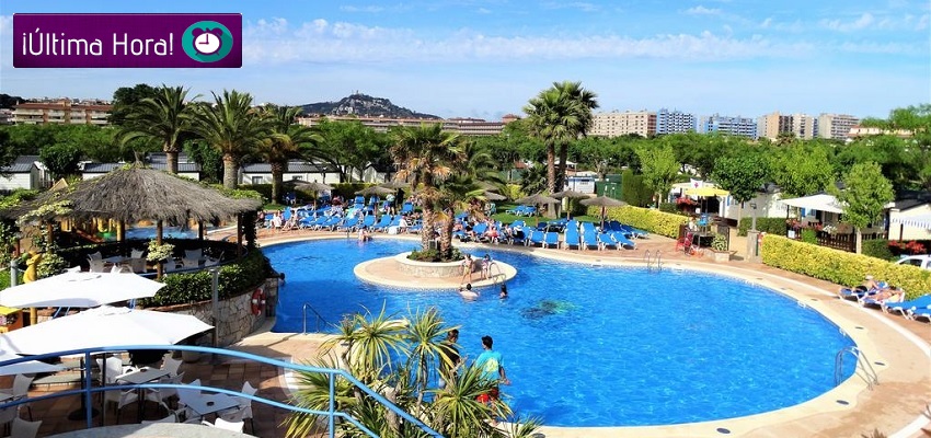 VACACIONES FAMILIARES EN BLANES: 7 NOCHES CASA MÓVIL EN CAMPING RESORT POR SÓLO 32€