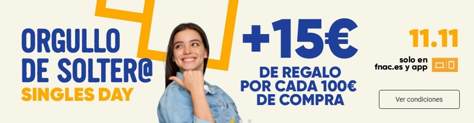 Todas las ofertas Fnac Singles Day +15€ de regalo por cada 100€ compra sólo el 11.11. Código descuento Fnac activo 2024. Fnac hasta un 15% de descuento. Socios Fnac ventajas, ofertas y eventos exclusivos. Fnac descuentos Socios.