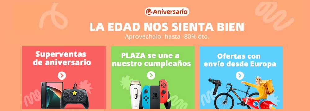 Aniversario Aliexpress