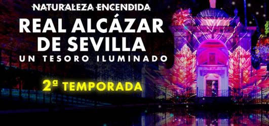 Descuentos Naturaleza Encendida Sevilla 2x1 entradas baratas Naturaleza Encendida Sevilla 2024 2025 en el Real Alcázar. Naturaleza Encendida Un tesoro iluminado Real Alcázar de Sevilla.