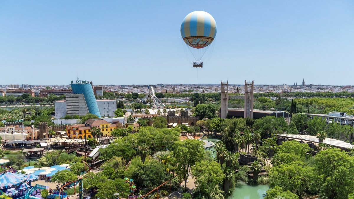 Isla Mágica Entradas El Globo de Sevilla: Nao Vigía. Isla Mágica 2x1 entradas baratas Nao Vigía El Globo de Sevilla descuento mirador panorámico Oferta Isla Mágica globo aerostático promoción.