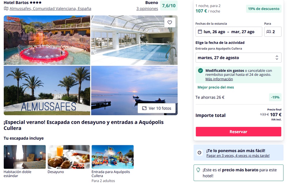 Hotel con Entradas a Aquópolis Cullera Oferta Verano 2024. Chollo hotel con entradas a Aquópolis Cullera 2x1 entradas baratas al parque acuático Aquópolis 2x1 entradas Aquópolis Cullera ofertas Aquópolis + Hotel descuentos Aquópolis Cullera entradas con hotel. Promociones Hotel + Entradas Aquópolis Cullera 2x1 descuento Aquópolis Hotel + Entradas. Oferta Entradas Aquópolis + Hotel Bartos con descuento. Oferta hoteles cerca de Aquopolis Cullera. Chollo hoteles cerca de parque acuático Aquópolis Cullera. Ofertas Hotel + Entradas Aquopolis Cullera. Hotel + Entradas al Aquópolis Cullera. Hotel + Entradas al Aquópolis Cullera. Hoteles cerca del Aquópolis Cullera diversión acuática para toda la familia.