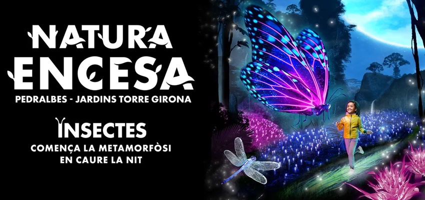 25% descuento Natura Encesa Barcelona Insectes, Jardines Torre Girona de Pedralbes 🎟️