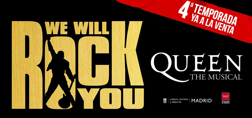 We will rock you entradas musical Gran Teatro CaixaBank Príncipe Pío, Madrid 🎫