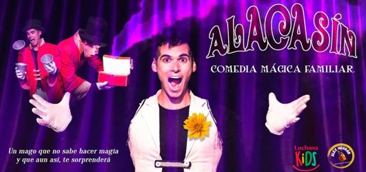 Entradas Alacasín Descuentos Teatro Infantil Madrid Alacasín Teatros Luchana descuento entradas para niños Madrid promociones Alacasín entradas teatro infantil Madrid. Compra entradas para Alacasín en Teatros Luchana Madrid. Ofertas Alacasín, un espectáculo familiar con toques mágicos de humor. Magia, clown y momentos donde todo es posible te esperan dentro del baúl de Alacasín entradas 2x1 descuentos entradas Alacasín 2025.