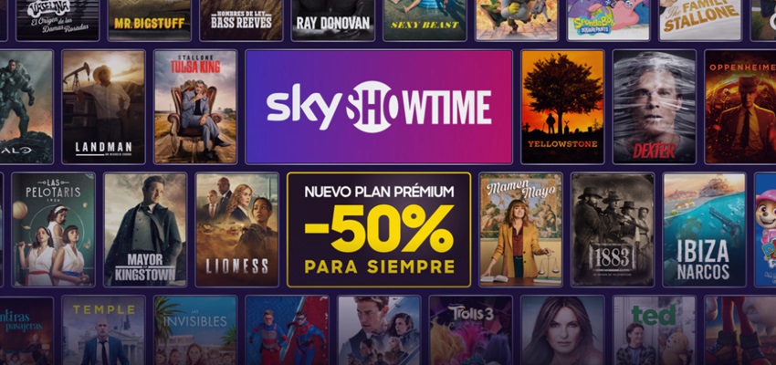 50% descuento SkyShowtime Premium por sólo 6,49€/mes ¡para siempre! 🎬